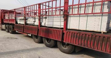 甘肃 白麻荔枝面外墙干挂，工厂装车日常