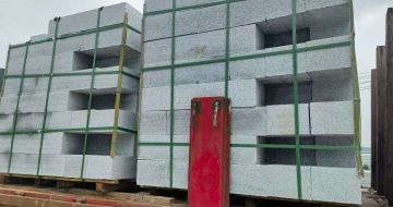 甘肃 芝麻白花岗岩路沿石，平石，路侧石，马路牙子，路缘石，立缘石，平缘石等