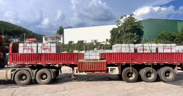 甘肃 芝麻灰花岗岩地铺石出货日常