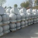 甘肃 白麻花岗岩石材圆球，石球，挡车球，隔离球，景观石球，风水球等