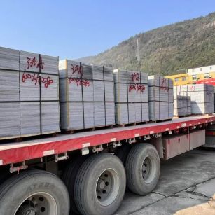 甘肃 芝麻灰地铺石出货日常