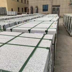 甘肃 白麻花岗岩5.0公分荔枝面地铺石