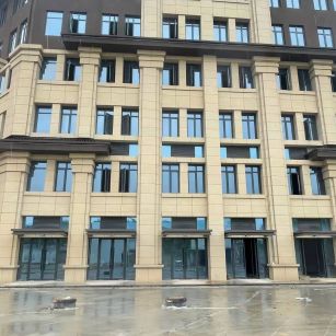 甘肃 黄金麻花岗岩荔枝面小区外墙干挂