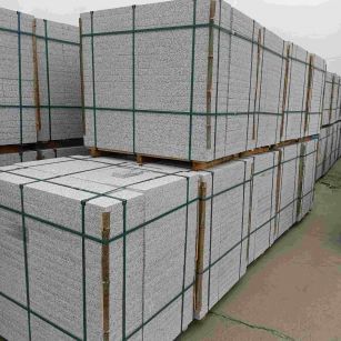 甘肃 白麻花岗岩石材荔枝面地铺石（300*600*50）