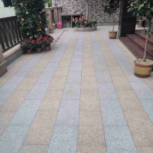 甘肃 黄金麻白麻荔枝面庭院铺装展示