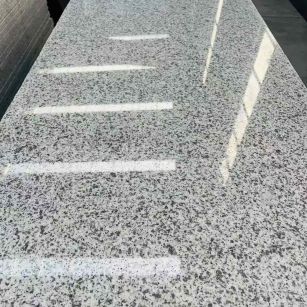 甘肃 白麻花岗岩光面毛板