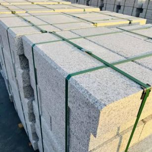 甘肃 白麻花岗岩路沿石，马路牙子，路缘石，平石，立缘石等