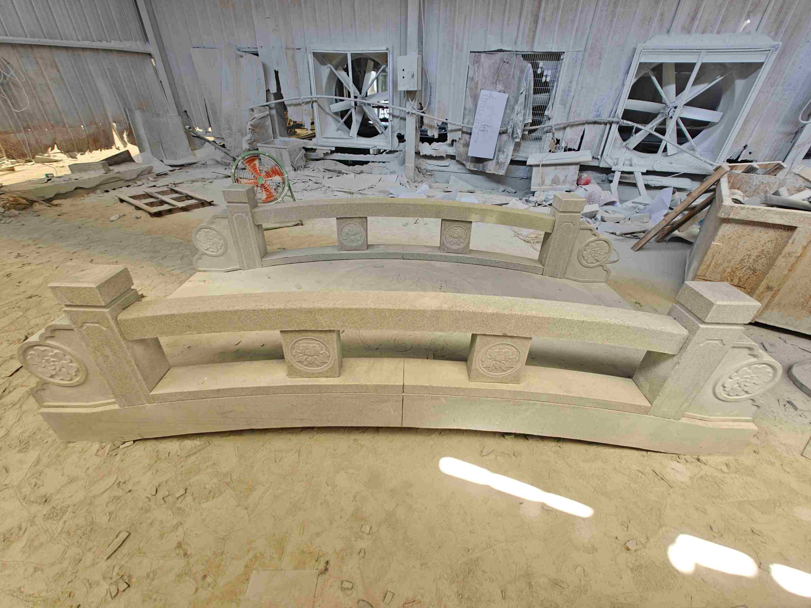 甘肃 芝麻灰花岗岩异形加工-拱桥，石桥