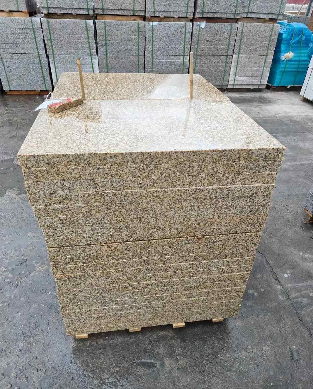 甘肃 湖北黄金麻花岗岩石材荔枝面外墙石材