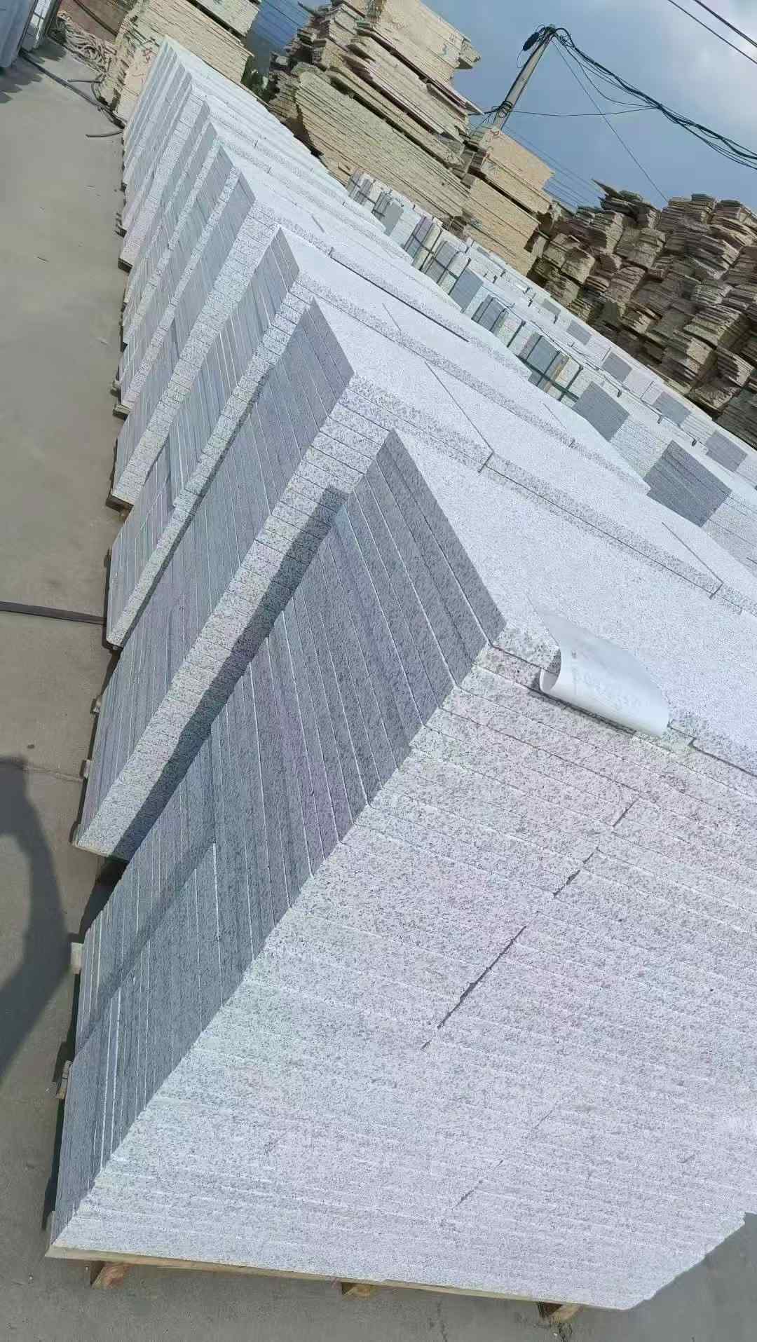 甘肃 白麻荔枝面花岗岩地铺石