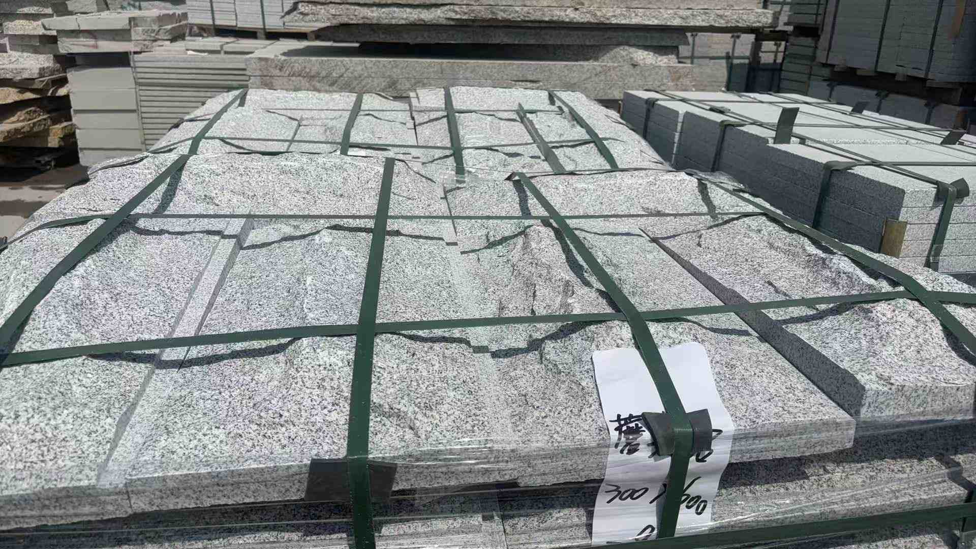 甘肃 芝麻白蘑菇石成品