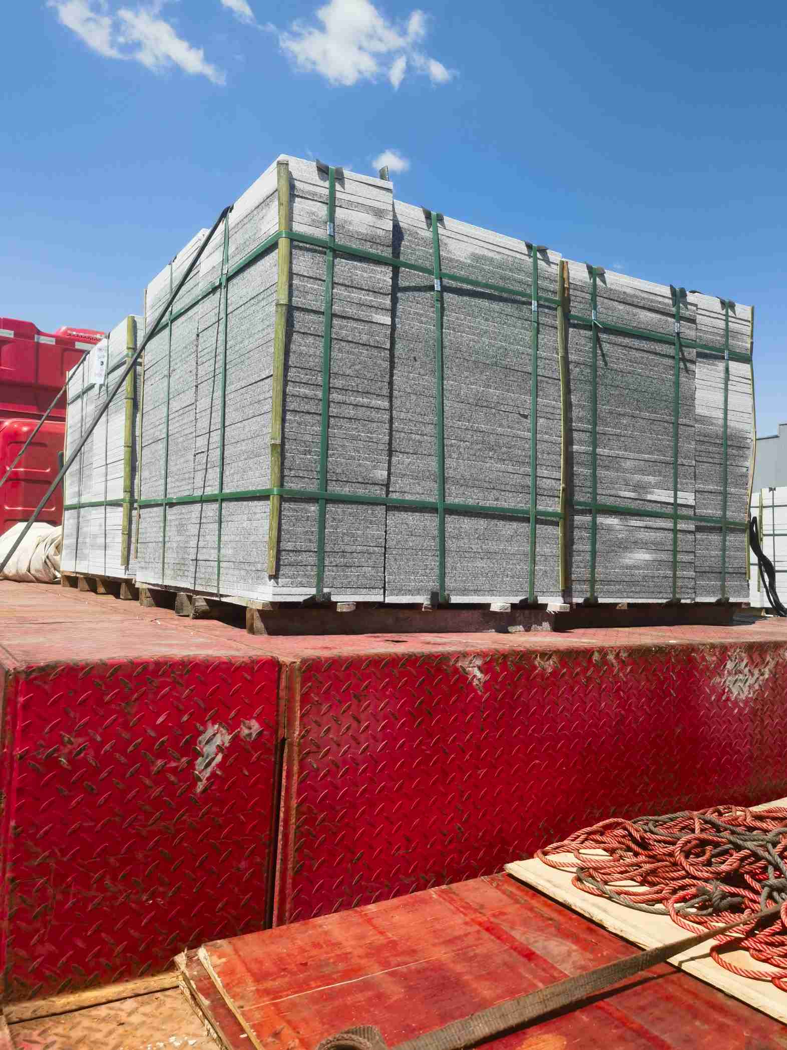 甘肃 芝麻白火烧规格板地铺石300*600/600*600